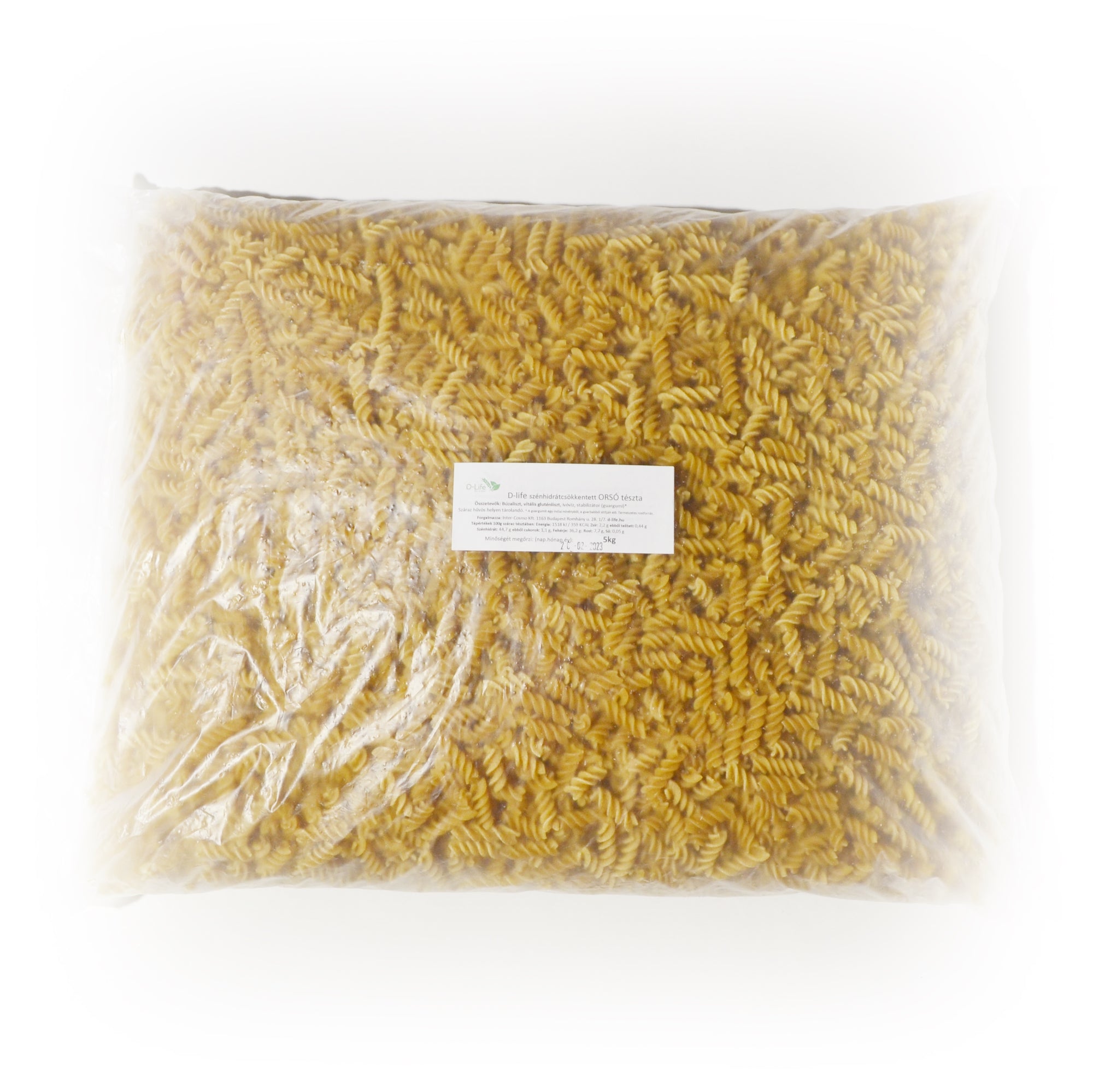 D-life low-carbohydrate spindle pasta gastro 5kg sale