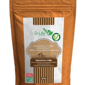 D-Life szénhidrátcsökkentett Sütőkeverék 70% teljes kiőrlésű liszttel 500g